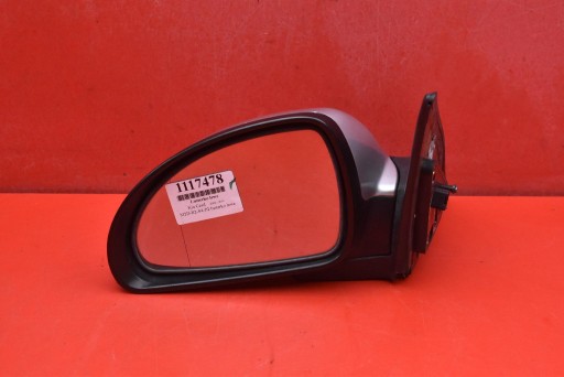 SPECCHIETTO RETROVISORE sinistro argento EU 022608 KIA CEED 1 e 06-10 5 PIN