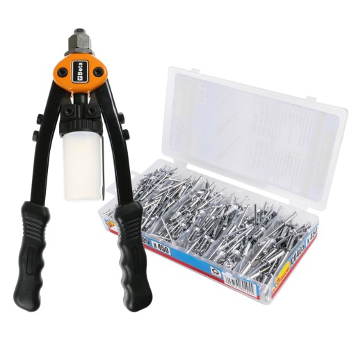 РУЧНОЙ РЫЧАГОВЫЙ ЗАКЛЕПОЧНИК 33см НАБОР ОБЫЧНЫХ ЗАКЛЕПОК