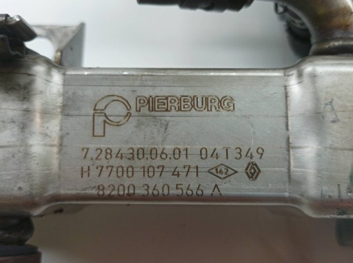 exhaust gas cooler 7700107471 1.9 DCI Renault Grand Scenic II (2003-2009)