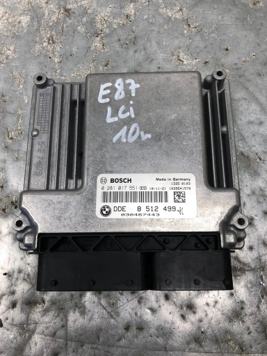 computer of the engine 2.0D N47D20C BMW E87 LCI 8512499