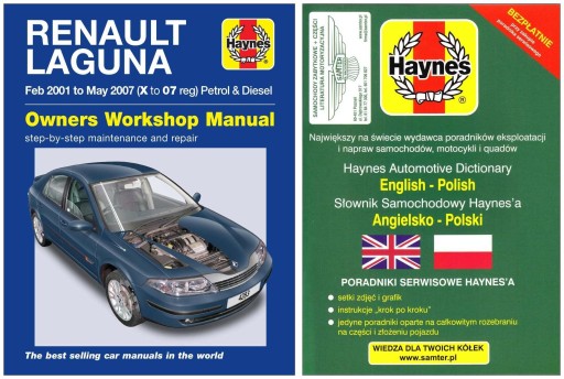 Renault Laguna 2 (2001-2007) Керівництво по ремонту Haynes + безкоштовно 24h