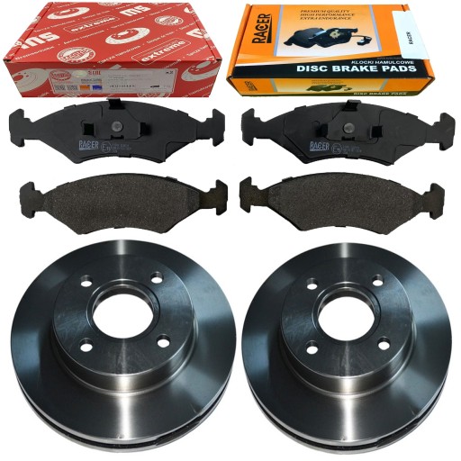 ДИСКИ ПЕРЕДНІ КОЛОДКИ FORD PUMA FIESTA IV MK4 -2000