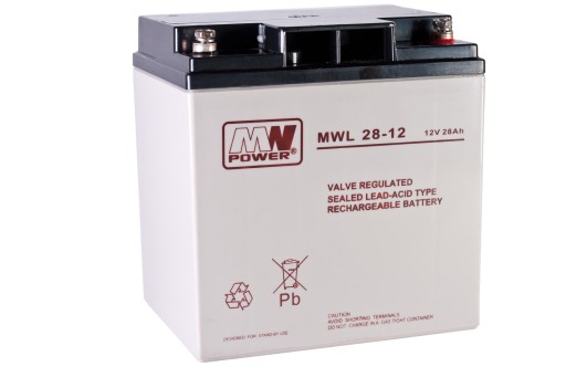 Mw power mwl 28-12 - agm акумулятор 12v 28ah