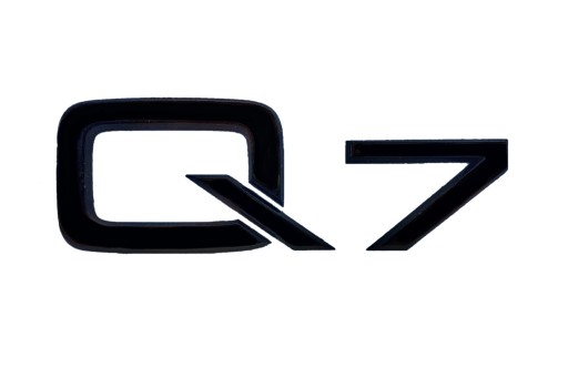 4M0071803 - Оригінальний напис ззаду AUDI Q7 чорний