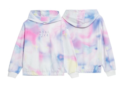 Дитячий світшот 4F розмір 146 різнокольоровий з довгим рукавом