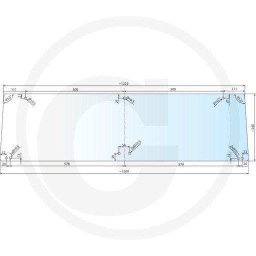 Заднее стекло Renault 7700017669