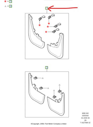 ПЕРЕДНИЕ КРЫЛЬЯ FORD C-MAX Mk1 2003-2005 гг.