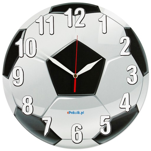 ФУТБОЛЬНИЙ настінний годинник БЕЗЗВУЧНИЙ МЕХАНІЗМ