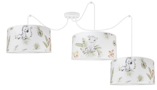 Білий стельовий світильник JasnoCiemno E27