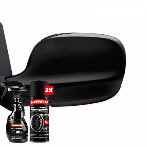 Набор зеркал для зеркал GLOSS BLACK