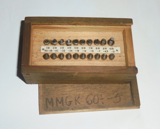 НАБОР НАСАДОК ДЛЯ ИЗМЕРЕНИЯ РЕЗЬБЫ MMGK 60-3 VIS