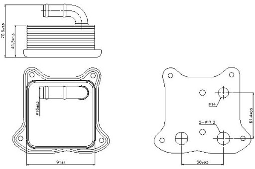 NIS-90680-ZS1 - МАСЛЯНЫЙ ОХЛАДИТЕЛЬ NISSENS 03F117021A