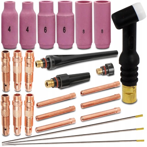 СТАРТОВИЙ НАБІР АКСЕСУАРИ TIG НАБІР ЗАПЧАСТИН РУЧКА