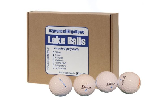 М'яч для гольфу Srixon lakeballs 24 шт.