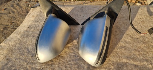 AUDI A4 B8 S4 RS4 ДЗЕРКАЛА ХРОМ ОРИГІНАЛ Алюмінієві накладки