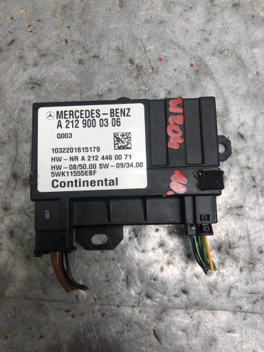 MERCEDES C W204 W212 2.2 CDI Unité de contrôle Module POMPY Carburant A2129000306