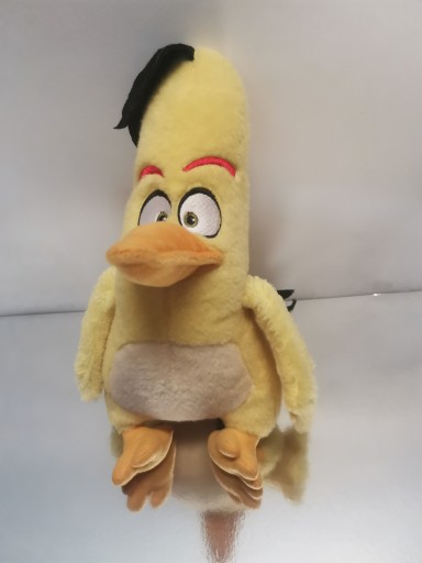 Angry Birds CHUCK żółty szybki jak błyskawica ptak 35cm duża maskotka