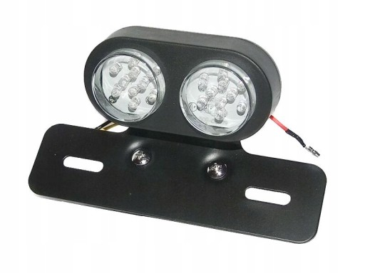 020-P - MOTOJAPAN-СВІТЛОДІОДНИЙ ЗАДНІЙ ЛІХТАР ЧОРНИЙ З СХВАЛЕННЯМ