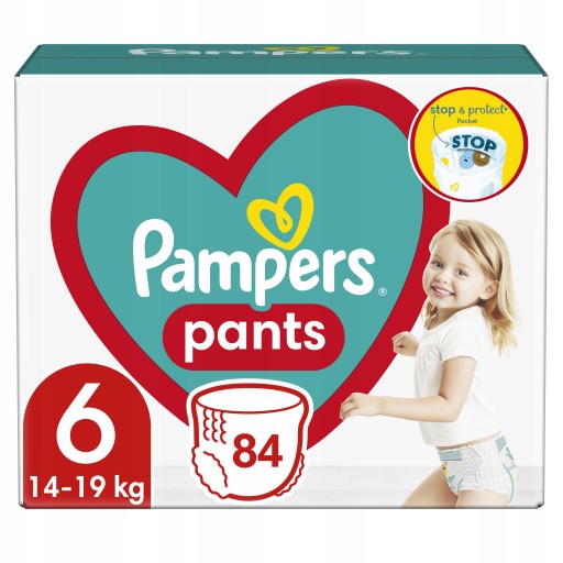 84× Підгузки Pampers Pants 6 розмір 15-19 кг 84 шт.