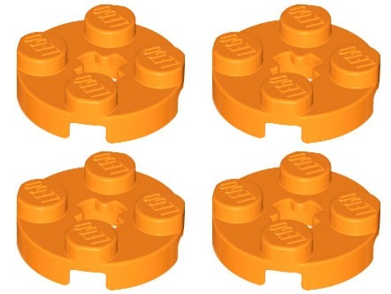 LEGO 4032 PŁYTKA 2x2 pomarańczowa NOWA (1g) 4 szt. • Cena, Opinie ...