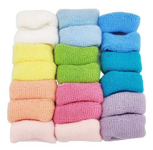 Набір різнокольорових гумок без стиків