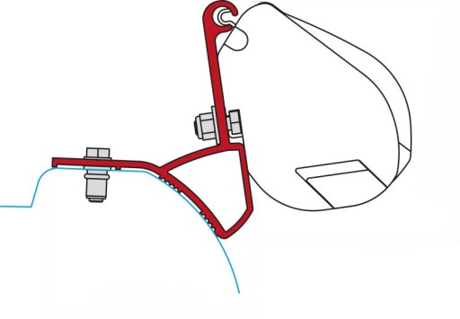 FI98655Z020 - Адаптер для навісу F35 Trafic Opel Vivaro Fiamma