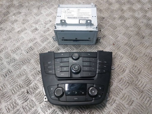 RADIO ODTWARZACZ + PANEL des lüfters + RAHMEN OPEL INSIGNIA A 22739814
