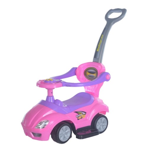 BABY MIX ODRÁŽADLO MEGA CAR PINK RUŽOVÉ