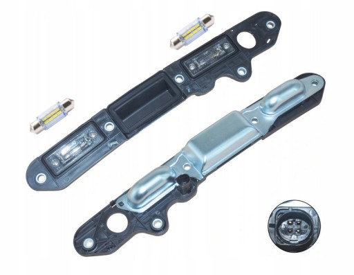 9555959led - РУЧКА КНОПКА СМУГА VW GOLF JETTA PASSAT LED