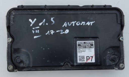 Комп'ютер контролер двигуна toyota yaris iii lift 1.5 2nrfke 89661-0u170