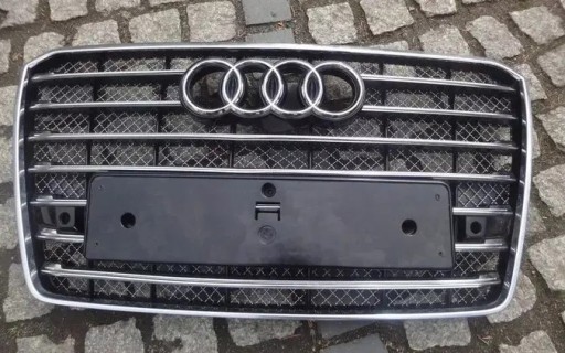 4H0853651AF 4H0853651AC - AUDI A8 D4 4H0 ЛИФТ Решетка W12 ПЕРЕДНИЙ БАМПЕР ОРИГИНАЛ