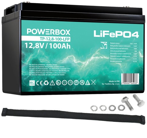 Аккумулятор lifepo4 12,8 в 100 ач bms для кемпера, лодки, двигателя, солнечной батареи