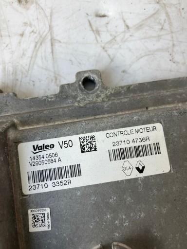 Unité de contrôle Moteur CLIO IV 0.9 TCE 237104736R