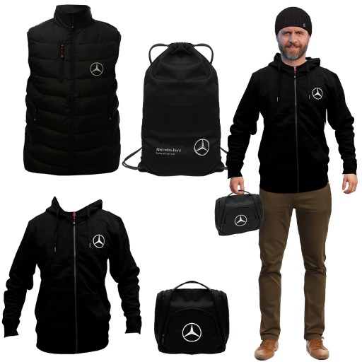 ОРИГИНАЛЬНЫЙ КОМПЛЕКТ СВИТШОТ MERCEDES ШЛЯПА ДЛЯ КОСМЕТИКИ, РАЗМЕР S