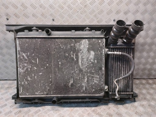KOMPLET radiatore + radiatore intercooler + VENTOLI CITROEN C4 PICASSO e 1.6 HDI