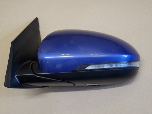 mirror exterior left driver´s HYUNDAI TUCSON III LIFT OE blue U2U