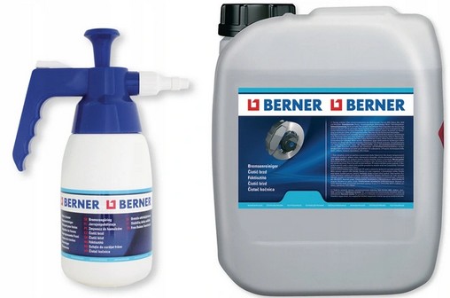 5L ТОРМОЗНАЯ ЖИДКОСТЬ ДЛЯ СНЯТИЯ + 1000L BERNER РАСПЫЛИТЕЛЬ