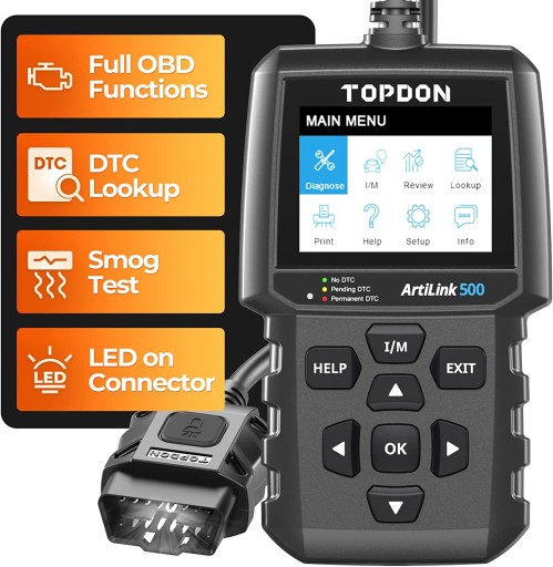 Диагностический прибор TOPDON AL500 OBD2