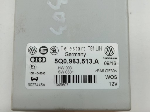 module WEBASTO 5Q0963513A VW Volkswagen Touran III (2015- )