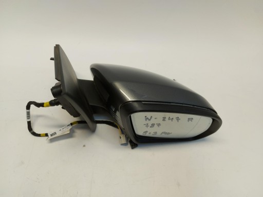 Mercedes w247 B-Classa mirror exterior right 12pin szare 787 RHD
