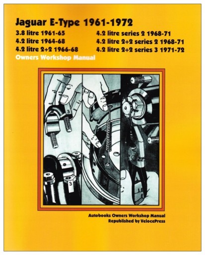 Jaguar E-Type 3.8 4.2 1961-1972 руководство по ремонту