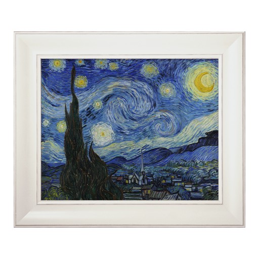 Starry Night Gwiaździsta noc Gogh ecru