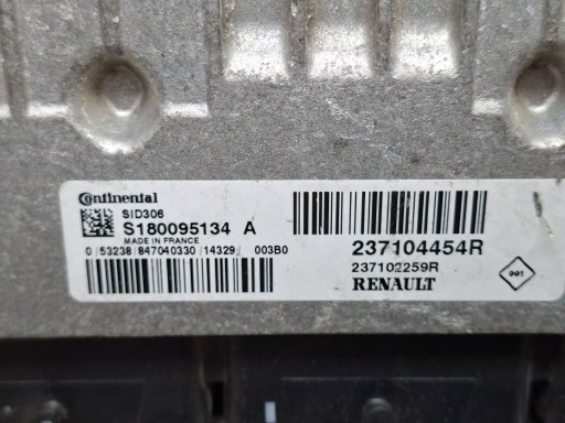 Centralina Motore S180095134A 237104454R Dacia Duster 1.5 DCI