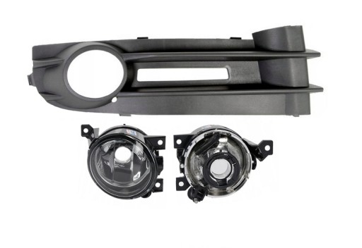 REF-0957527-4II99 - ГАЛОГЕН + РЕШІТКА VW CADDY III 04-10 ПРАВОРУЧ