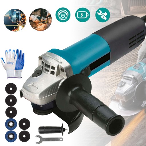 ЭЛЕКТРИЧЕСКАЯ УГЛОВАЯ ШЛИФОВАЛЬНАЯ МАШИНА 710ВТ ДЛЯ РЕЗКИ, ДИАМЕТР ДИСКА 125 ММ