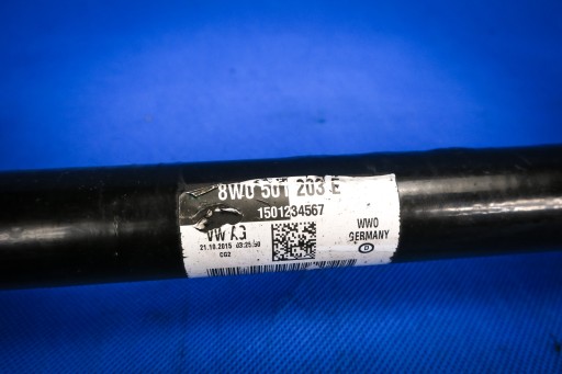 semi-axis rear Audi A4 S4 8W A5 S5 8W6 8W0501203E