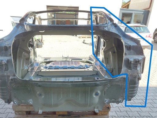 TESLA MODEL 3 2022r aile coin piece arrière droite cache- seuil toit PBSB