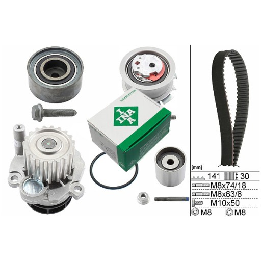 530 0405 - ГРМ + водяний насос в зборі для SEAT ALTEA 2.0 TDI