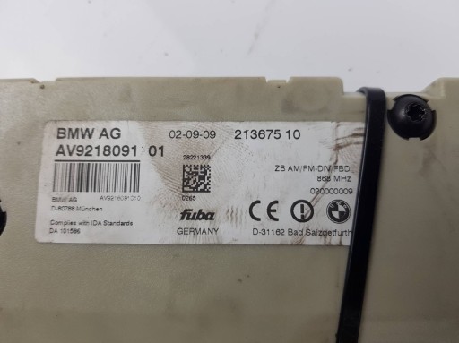 modul 9218091 BMW 740