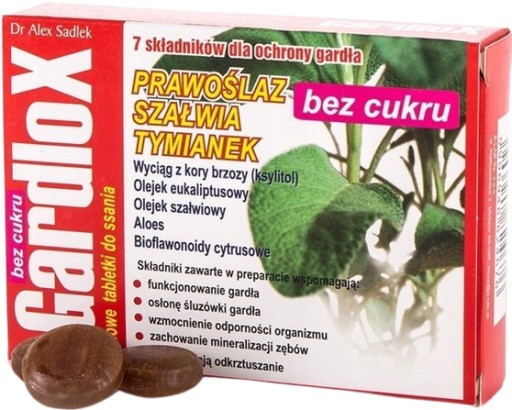 GARDLOX bez cukru tab. na cmúľanie bolesť hrdla